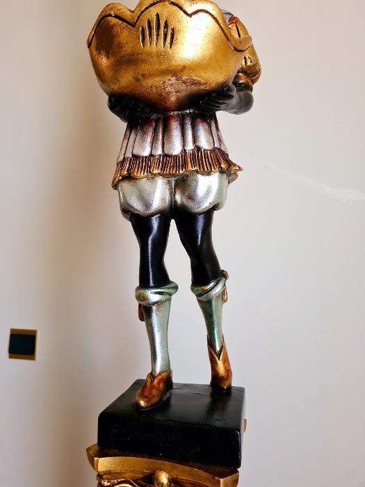 Blackamoor Lamp Stand Lighting Inventory Glantiques