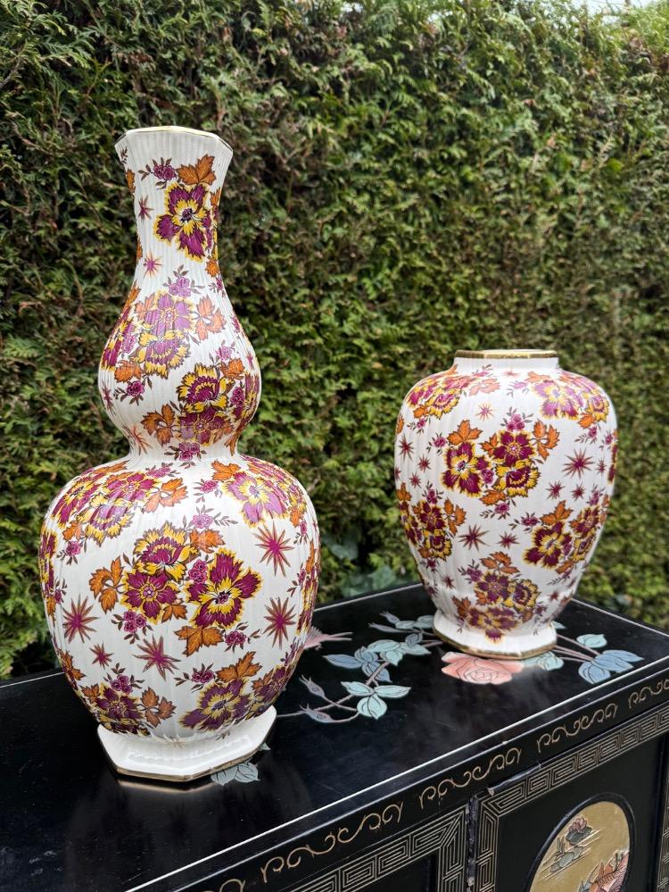 Boch Pair of vases