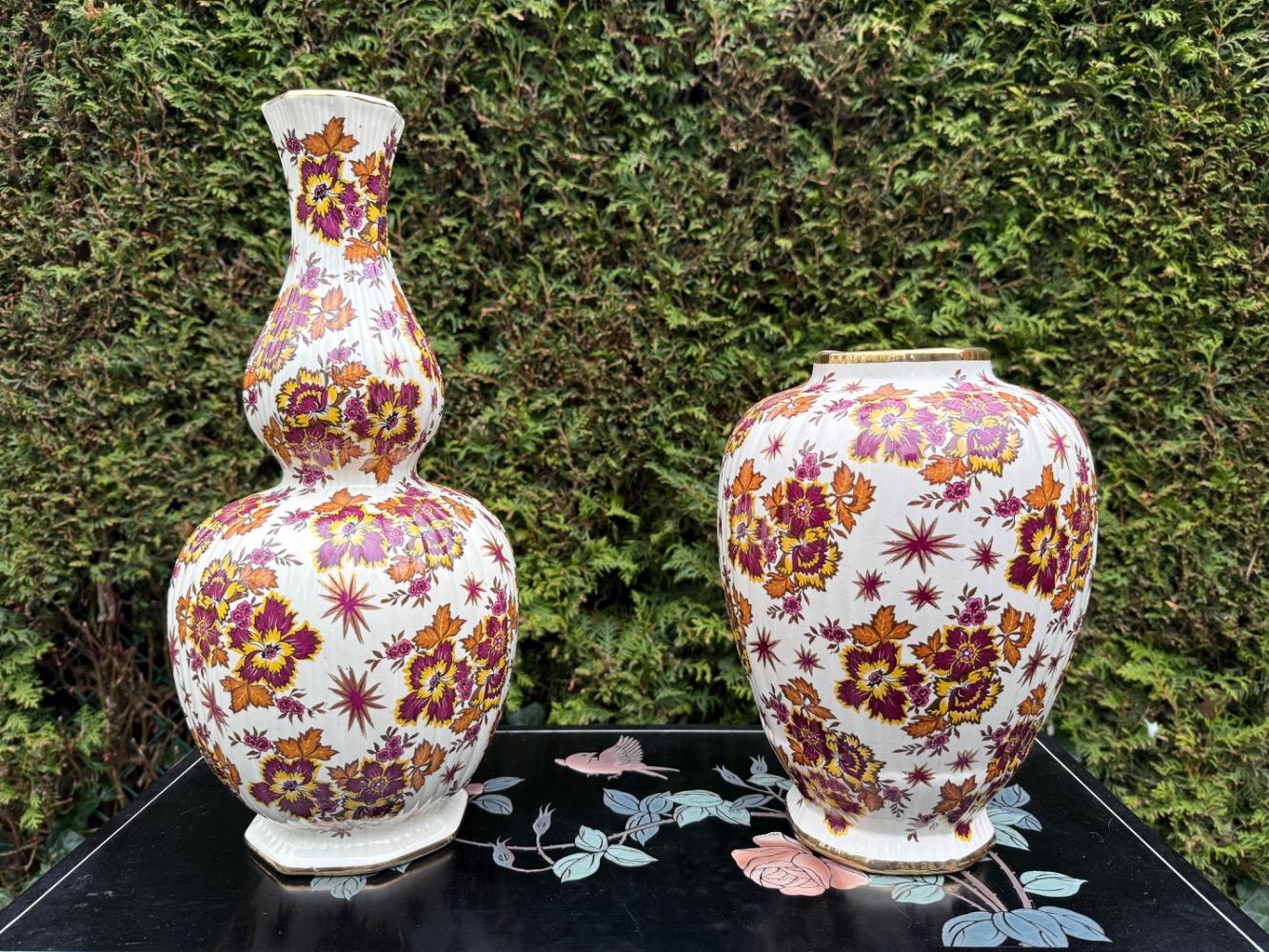 Boch Pair of vases