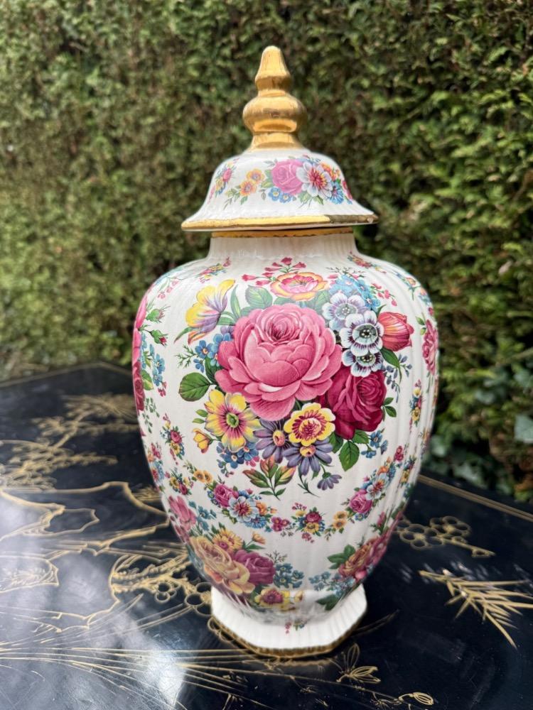 Boch Vase with lid