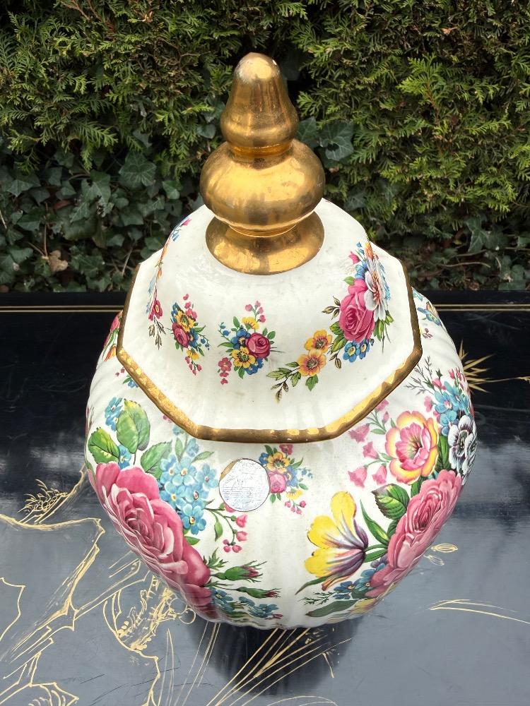 Boch Vase with lid