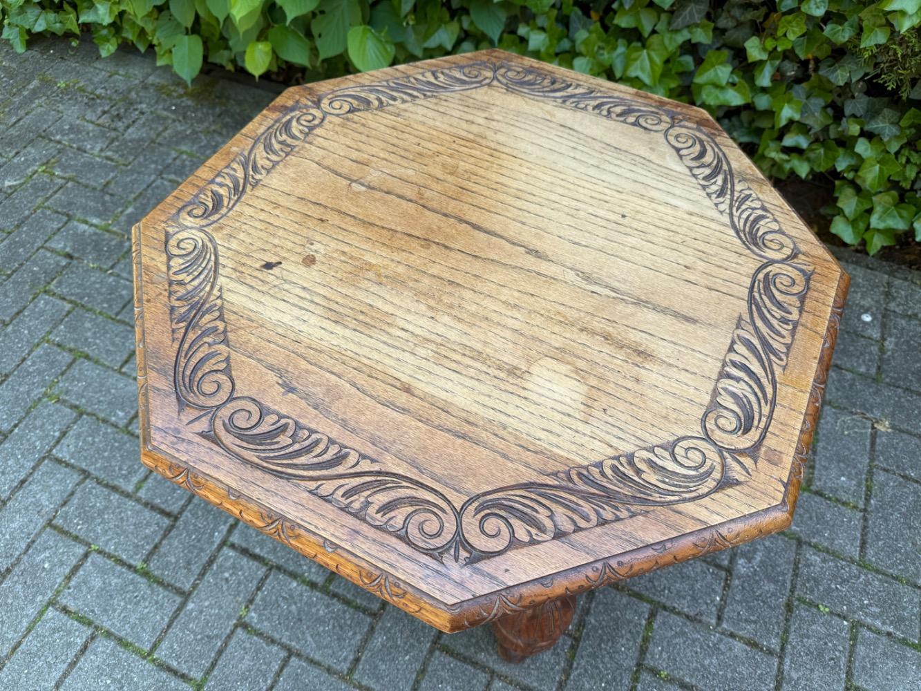 Carved Center table