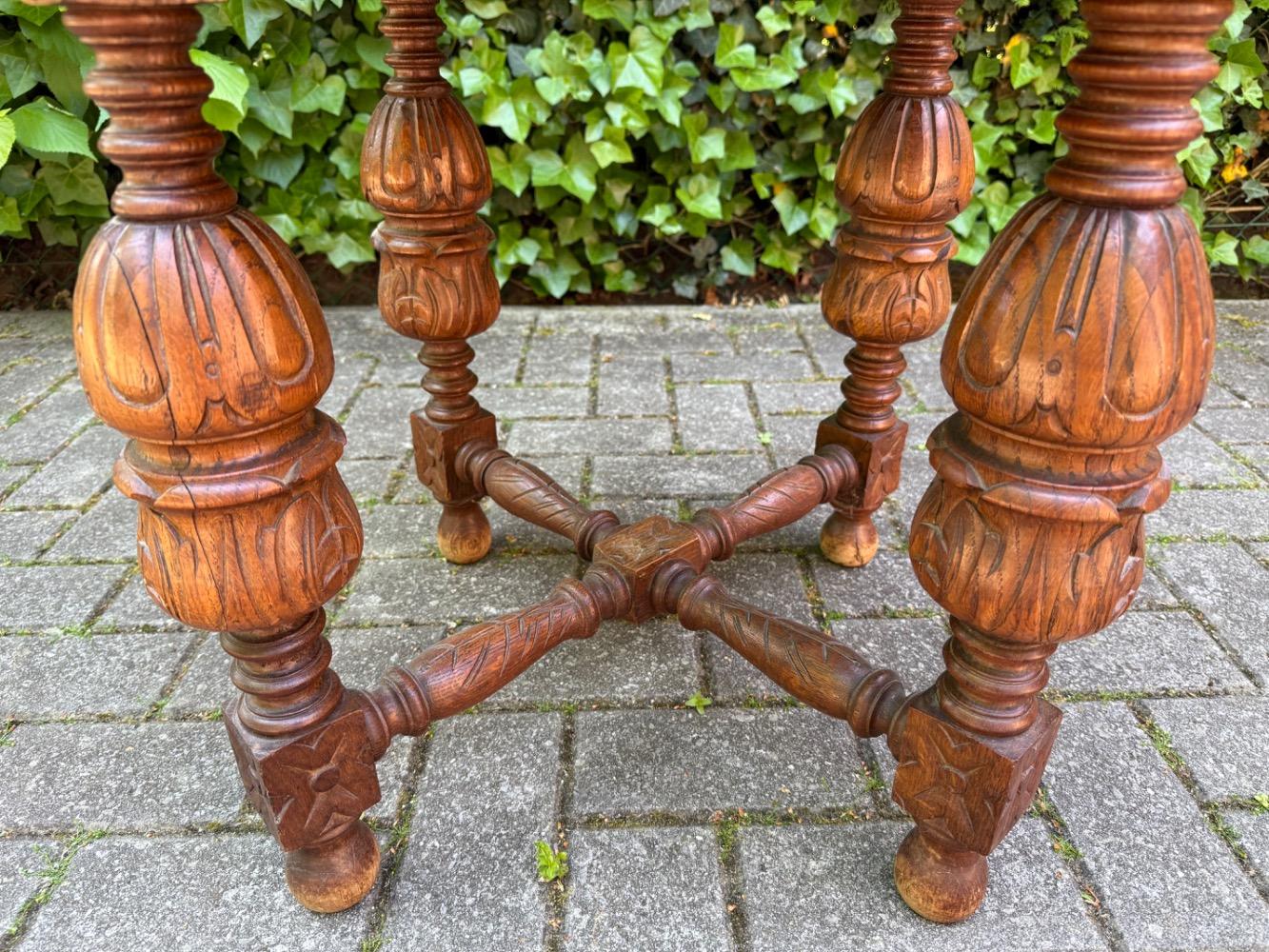 Carved Center table