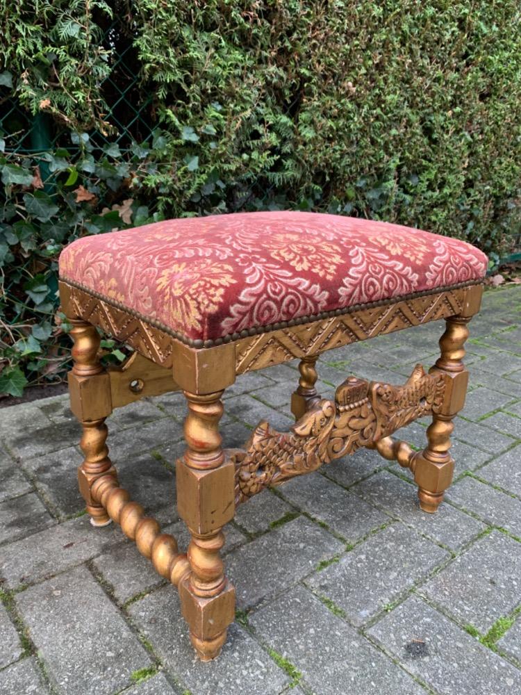 Carved Footstool