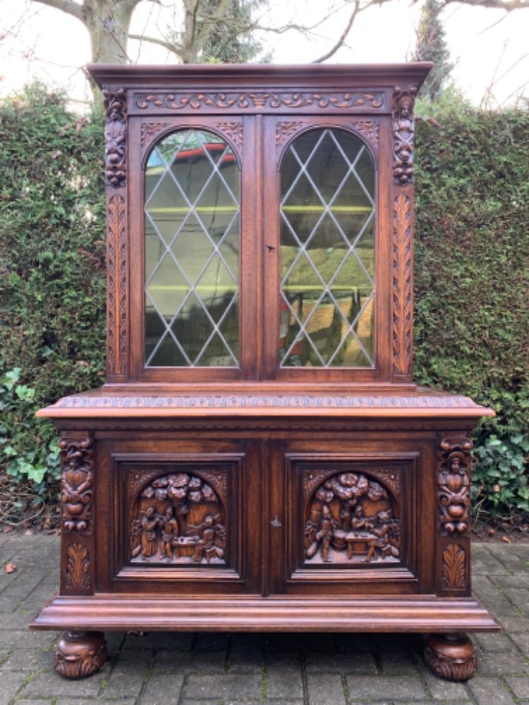 Carved Vitrine