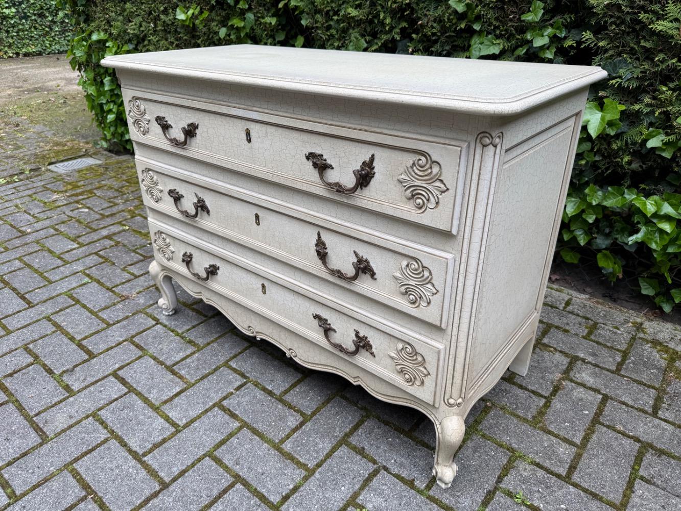 Chest of drawers and mirror