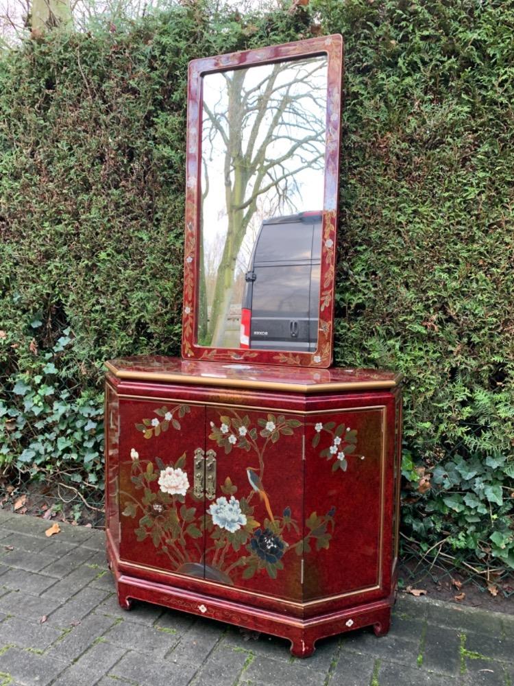 Chinese Cabinet and mirror