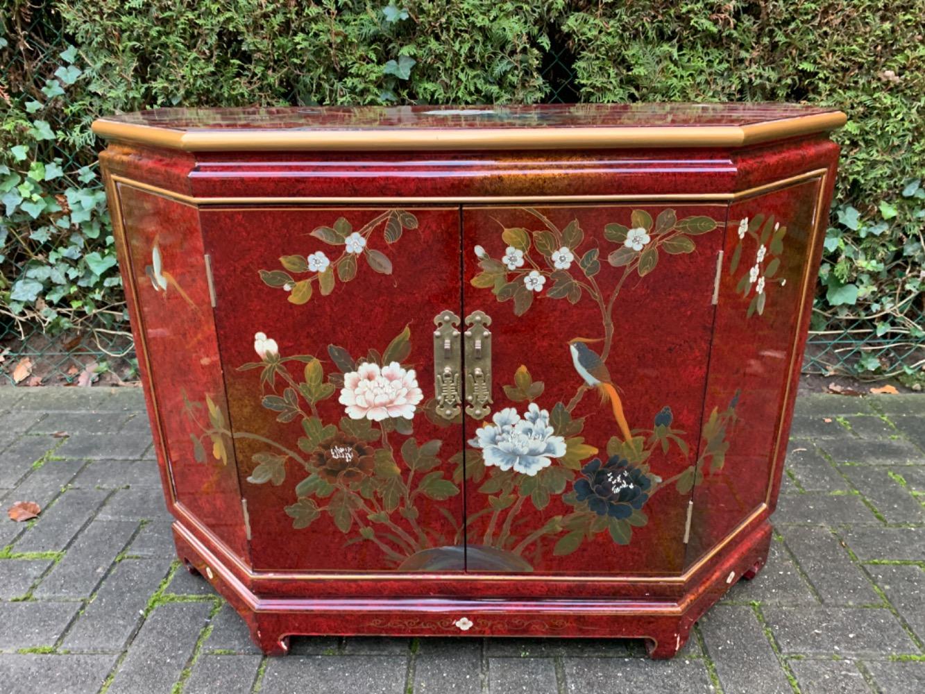 Chinese Cabinet and mirror