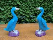 Chinese Pair of duck figures