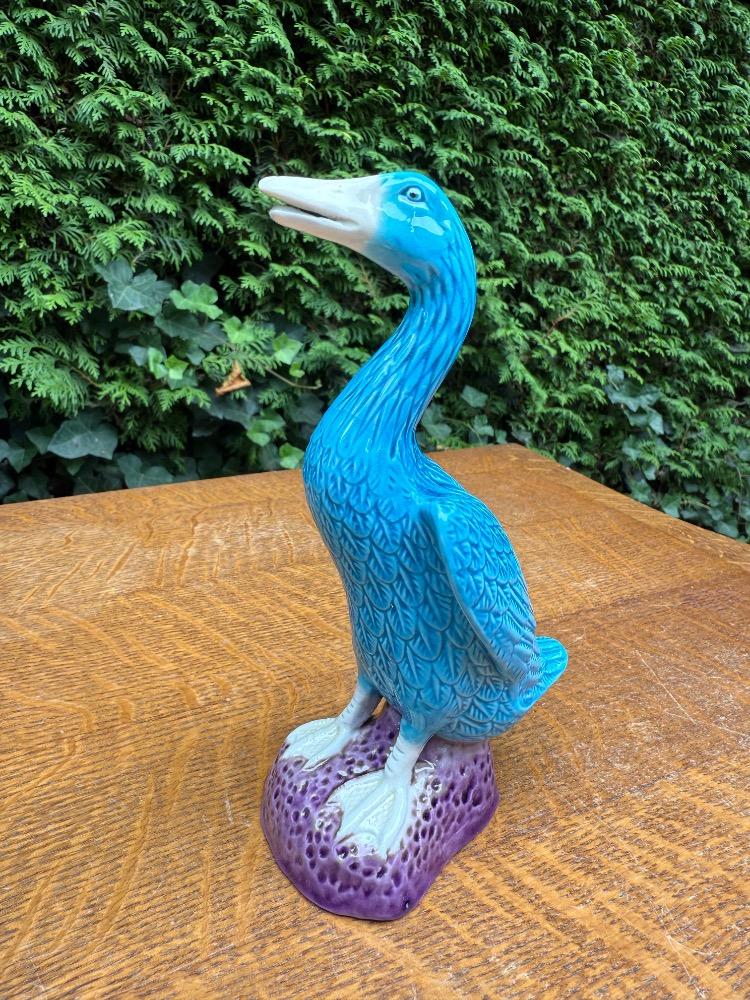 Chinese Pair of duck figures