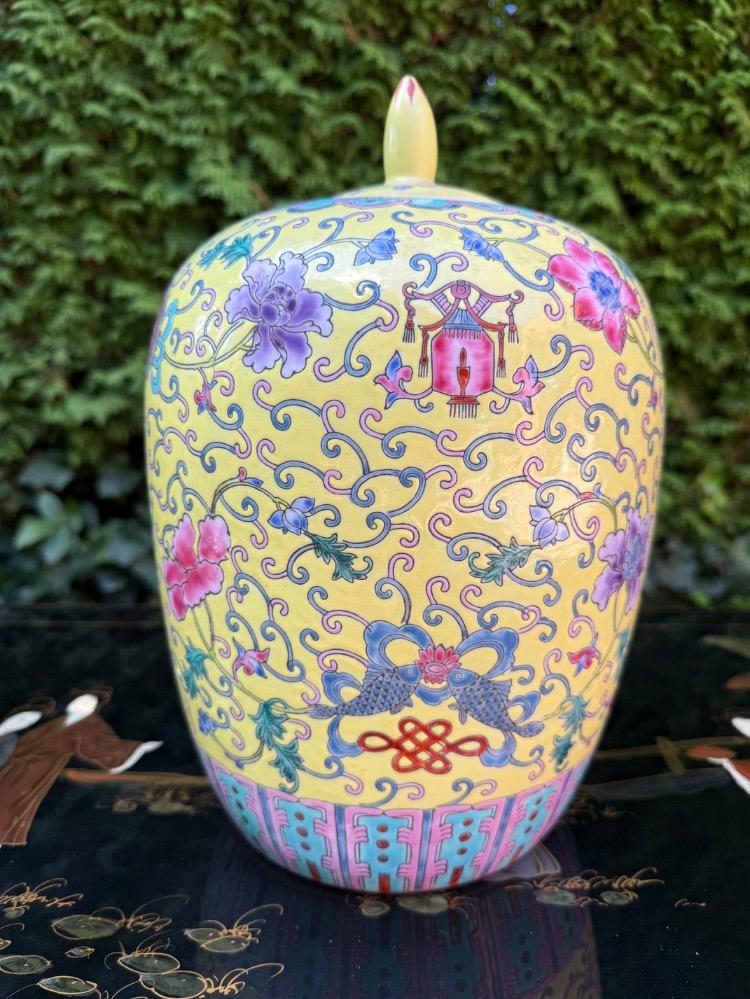 Chinese Pair of ginger jars