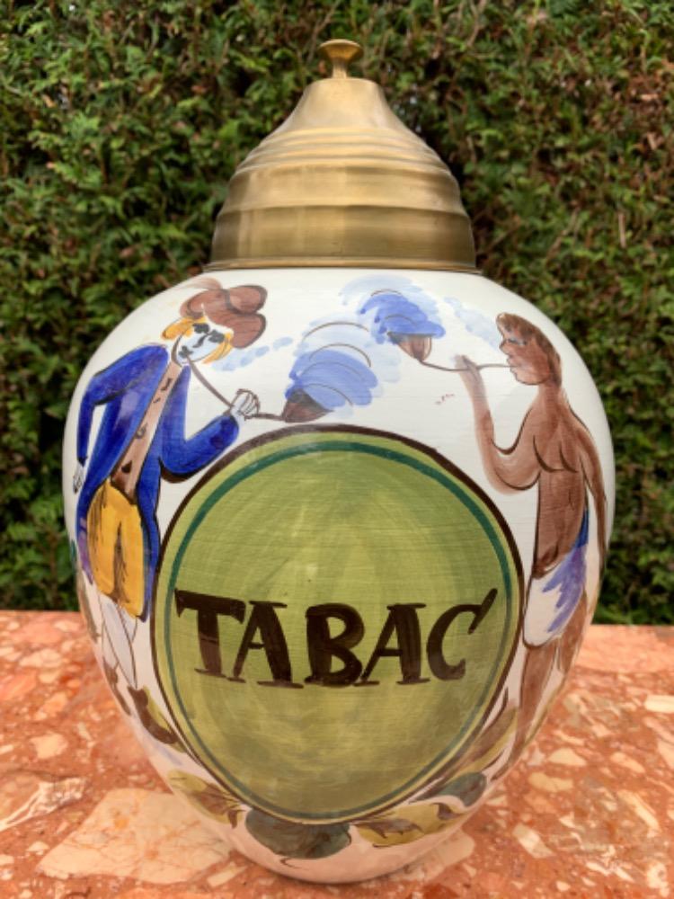 Colonial style Tabac pot