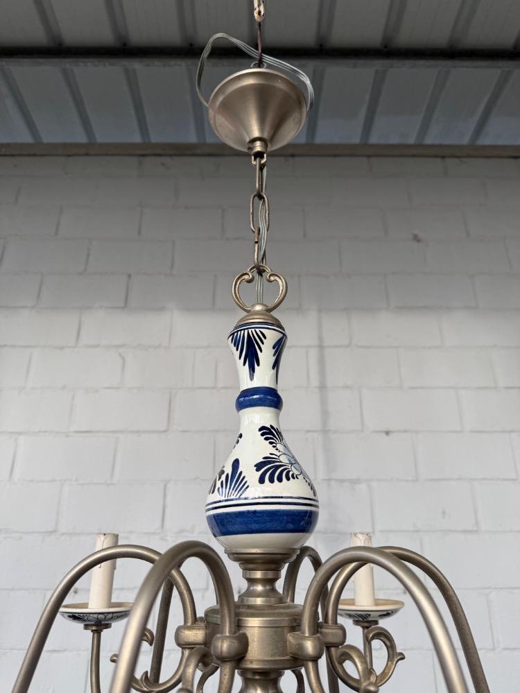 Delft style Chandelier