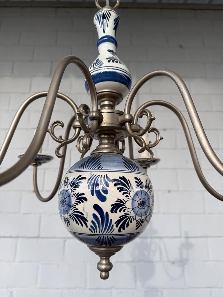Delft style Chandelier