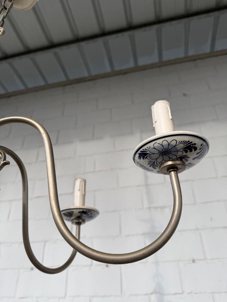 Delft style Chandelier