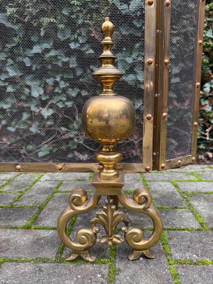 Fire screen with end irons 