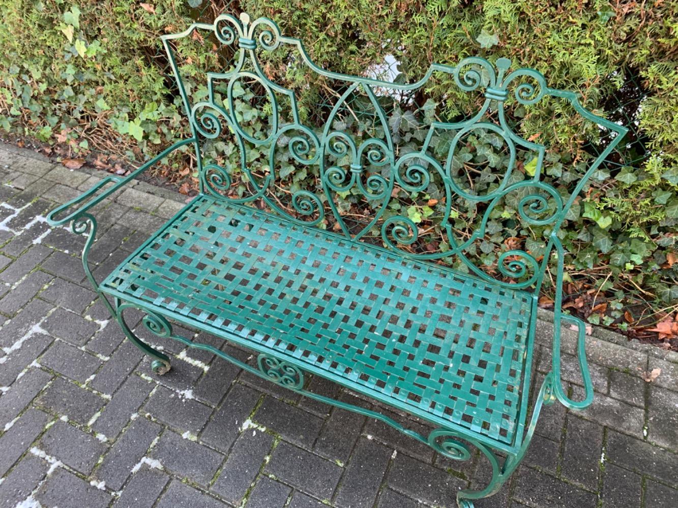 Flemish style Garden bench