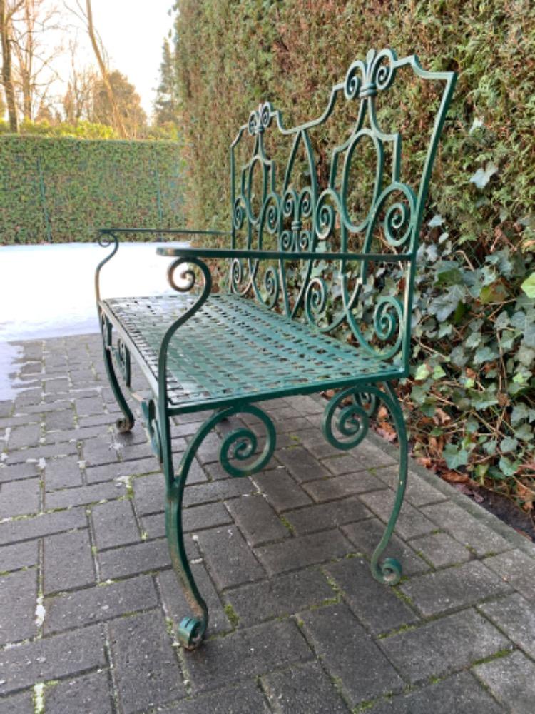 Flemish style Garden bench