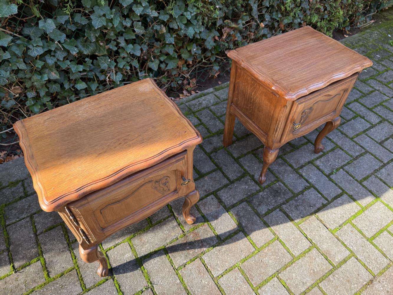 French Provincial Pair of nightstands