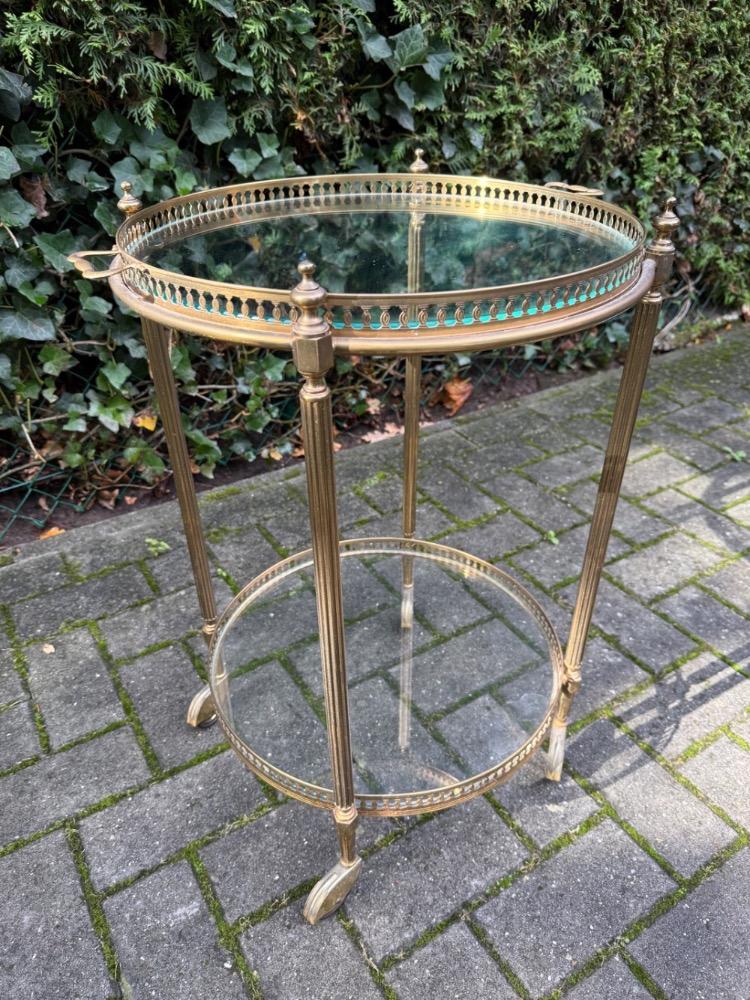 Hollywood Regency style Serving cart
