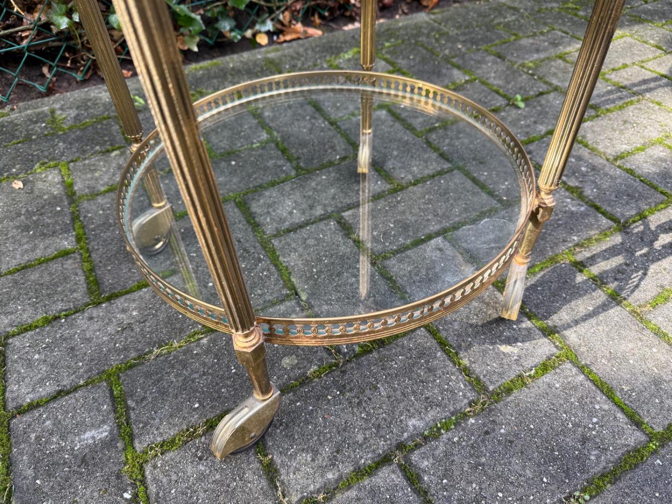 Hollywood Regency style Serving cart