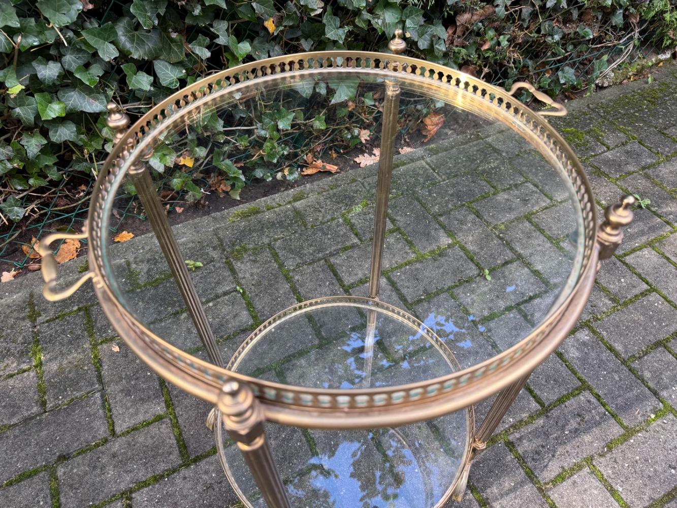 Hollywood Regency style Serving cart