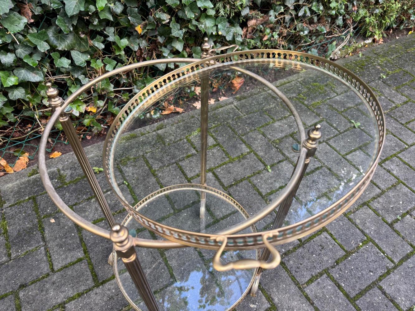 Hollywood Regency style Serving cart