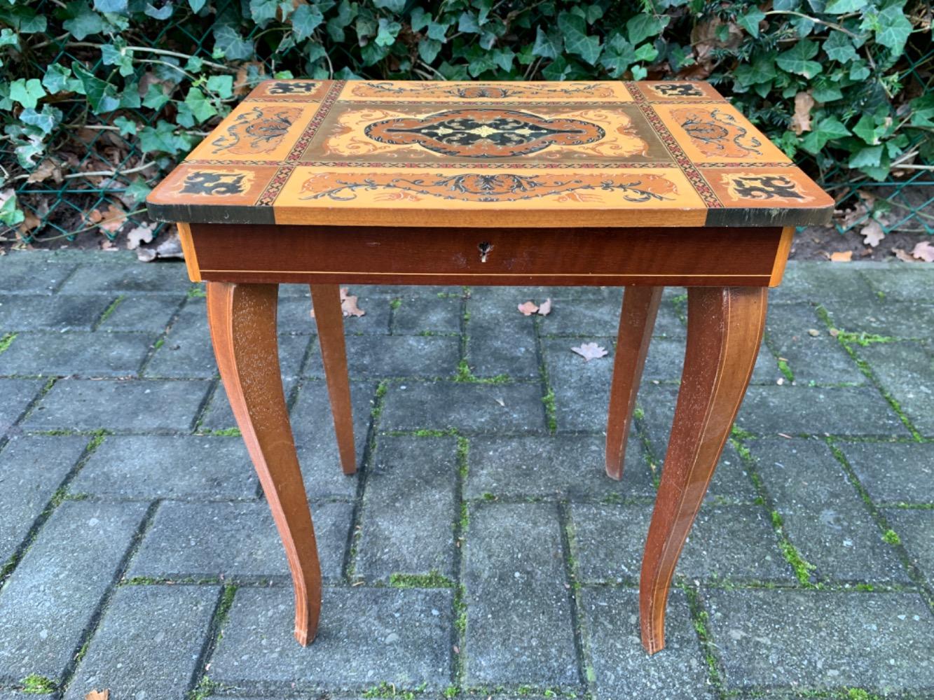 Inlaid Music table