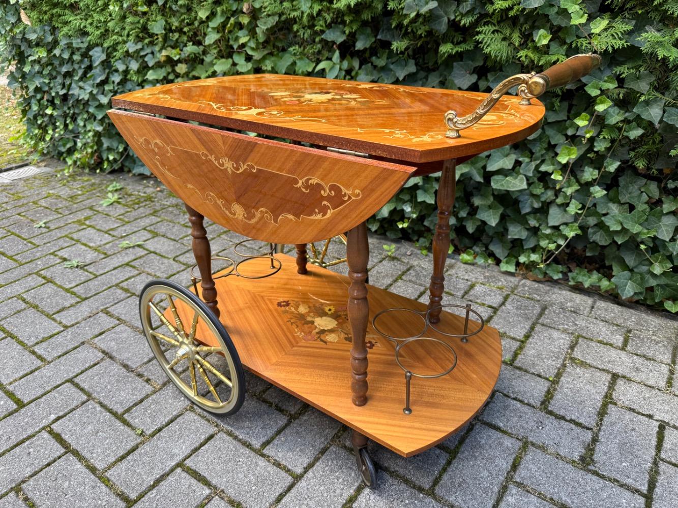 Inlaid Serving cart