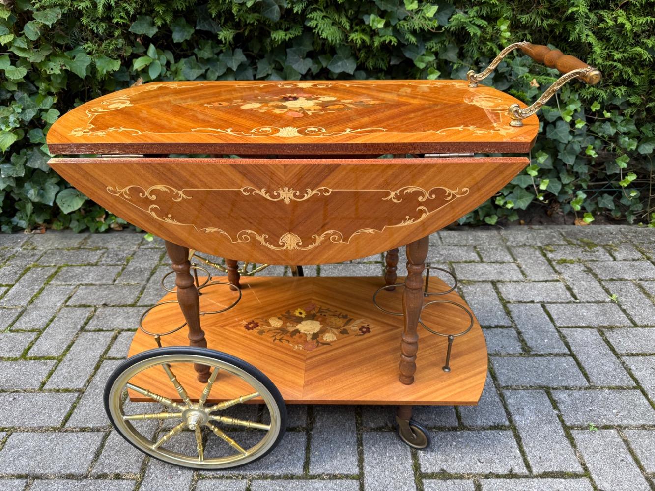 Inlaid Serving cart