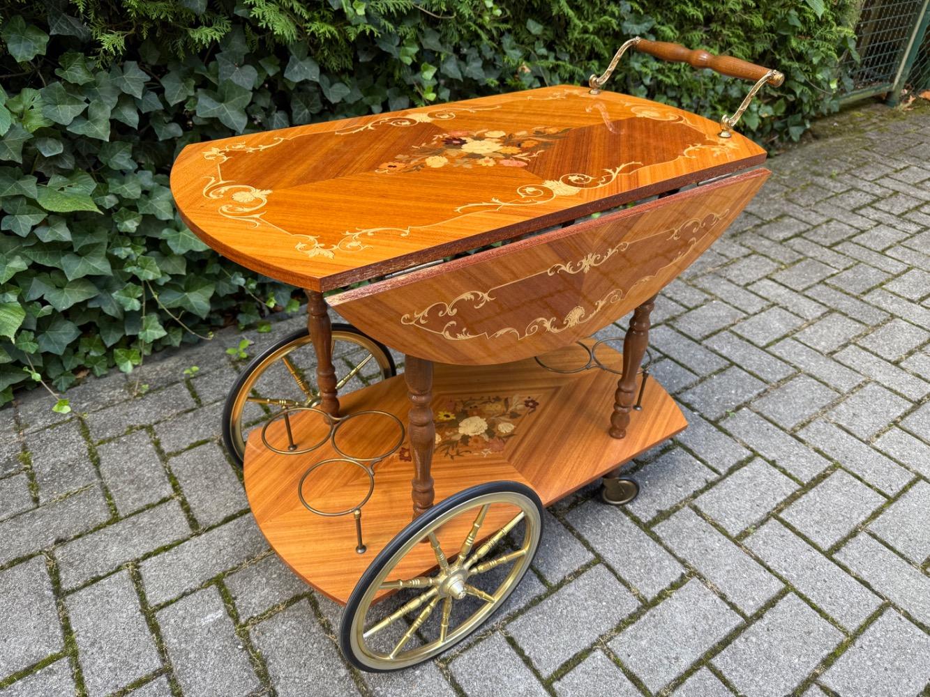 Inlaid Serving cart