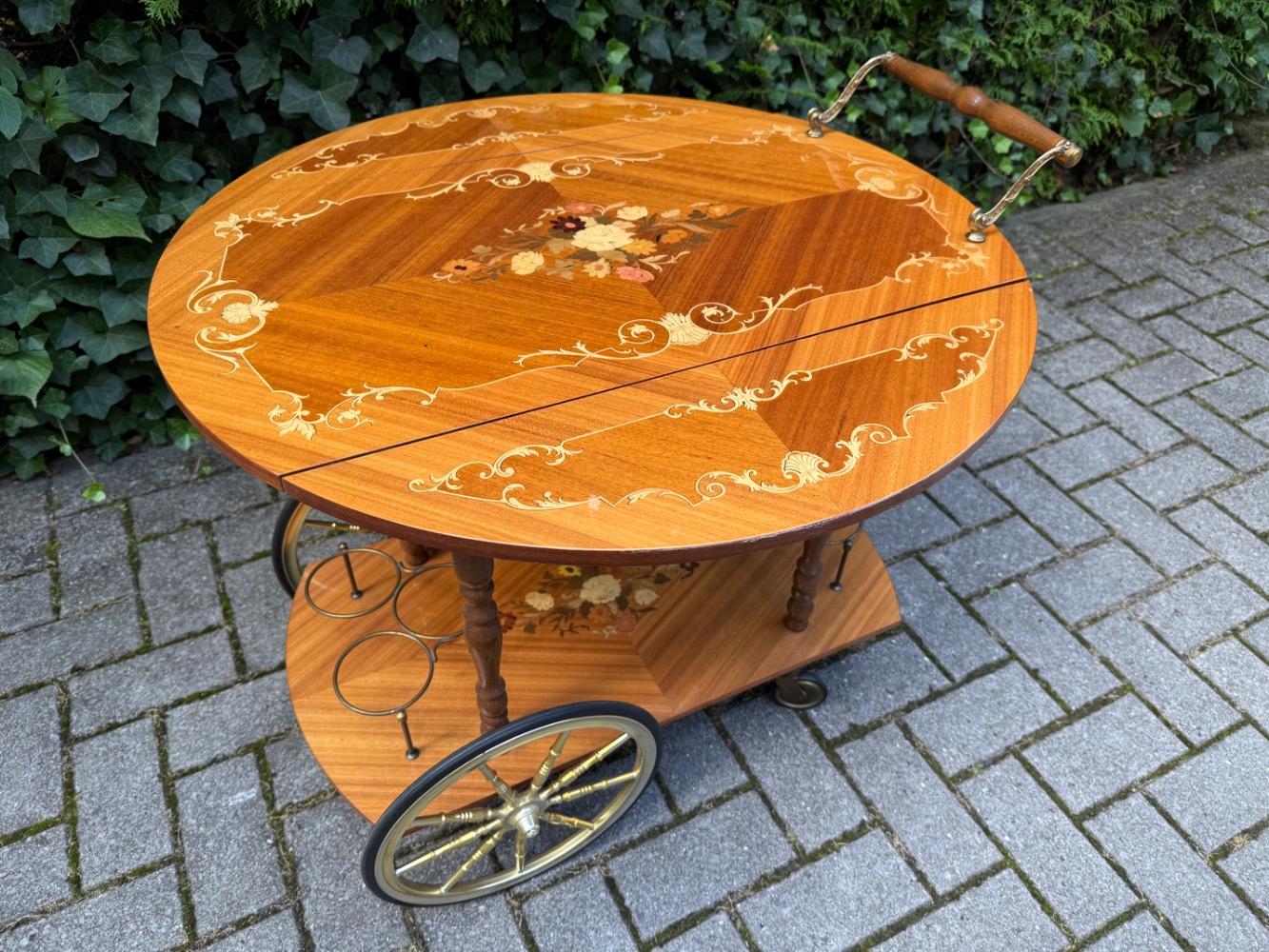 Inlaid Serving cart