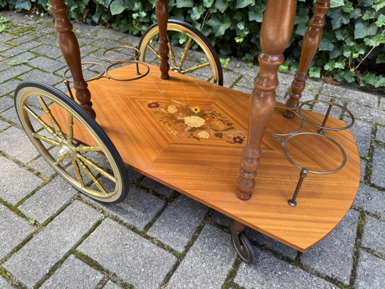 Inlaid Serving cart
