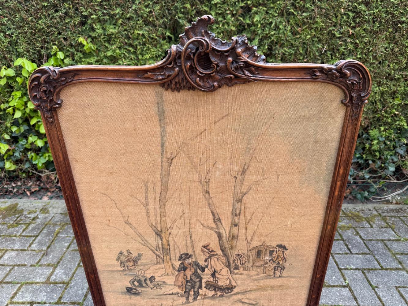 Louis XV style Fire screen