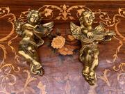 Louis XV style Pair of decorative angels