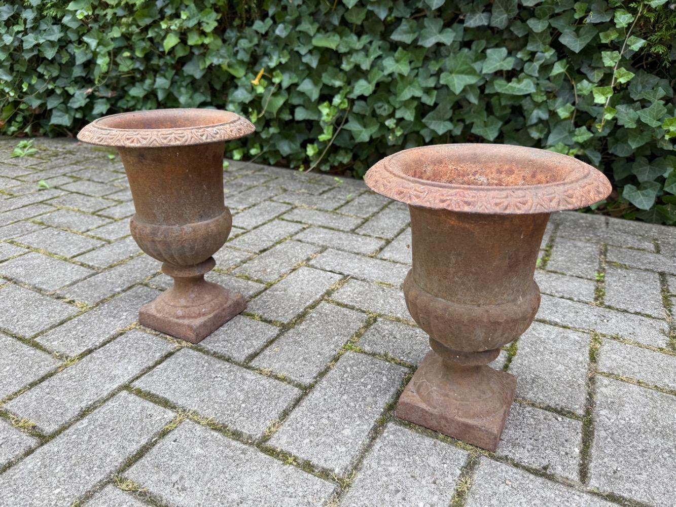 Louis XV style Pair of flower pots
