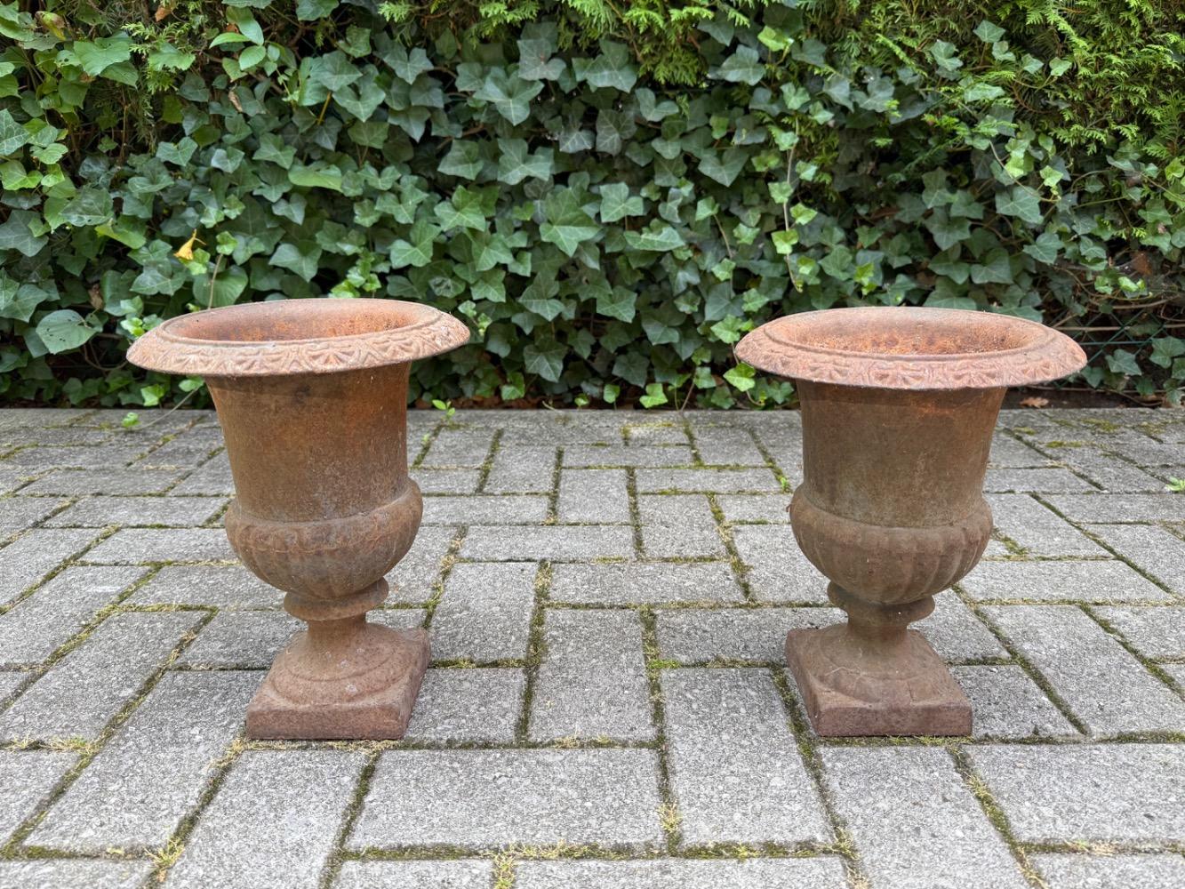 Louis XV style Pair of flower pots