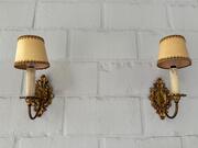 Louis XV style Pair of wall lights.
