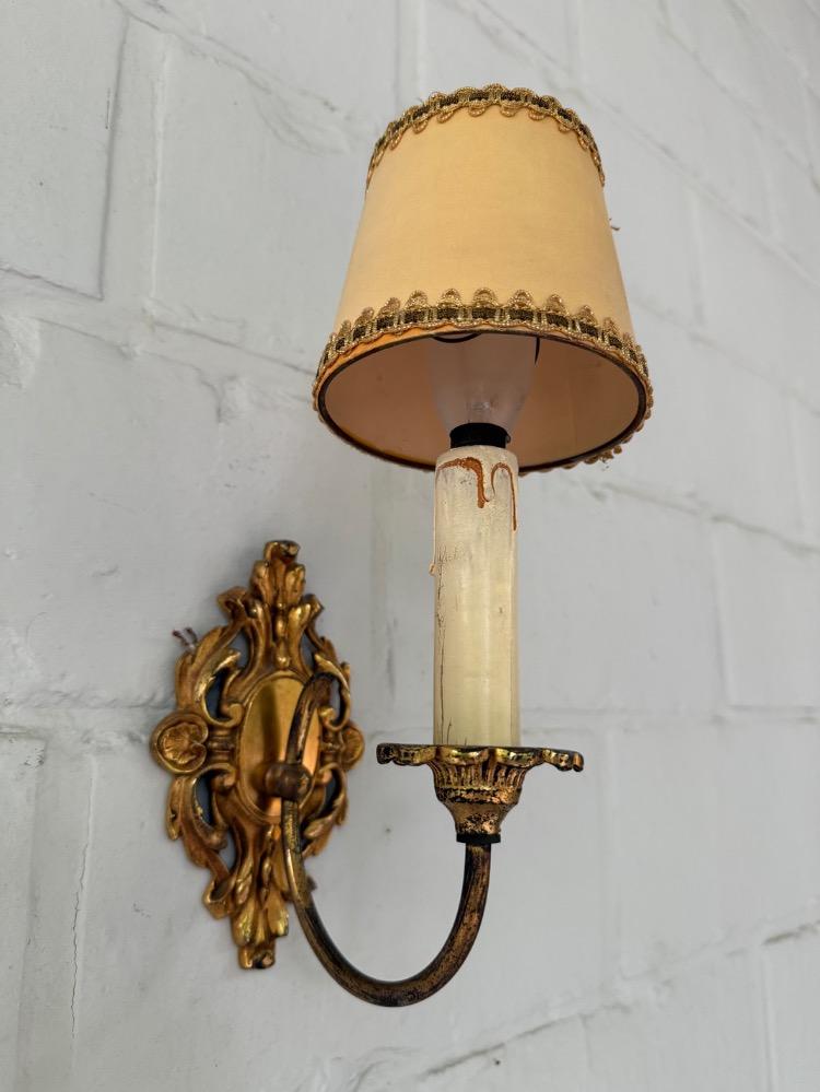 Louis XV style Pair of wall lights.