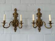 Louis XV style Pair of wall lights.