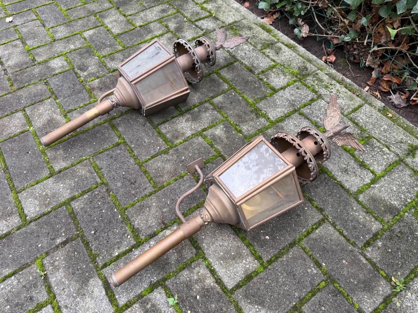 Louis XVI style Pair of lanterns