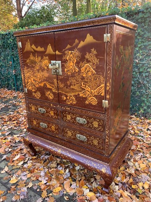 Oriental Style Cabinet Furniture Inventory Glantiques