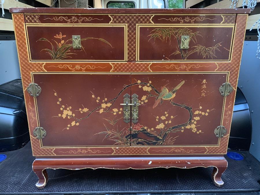 Oriental Style Cabinet Furniture Inventory Glantiques