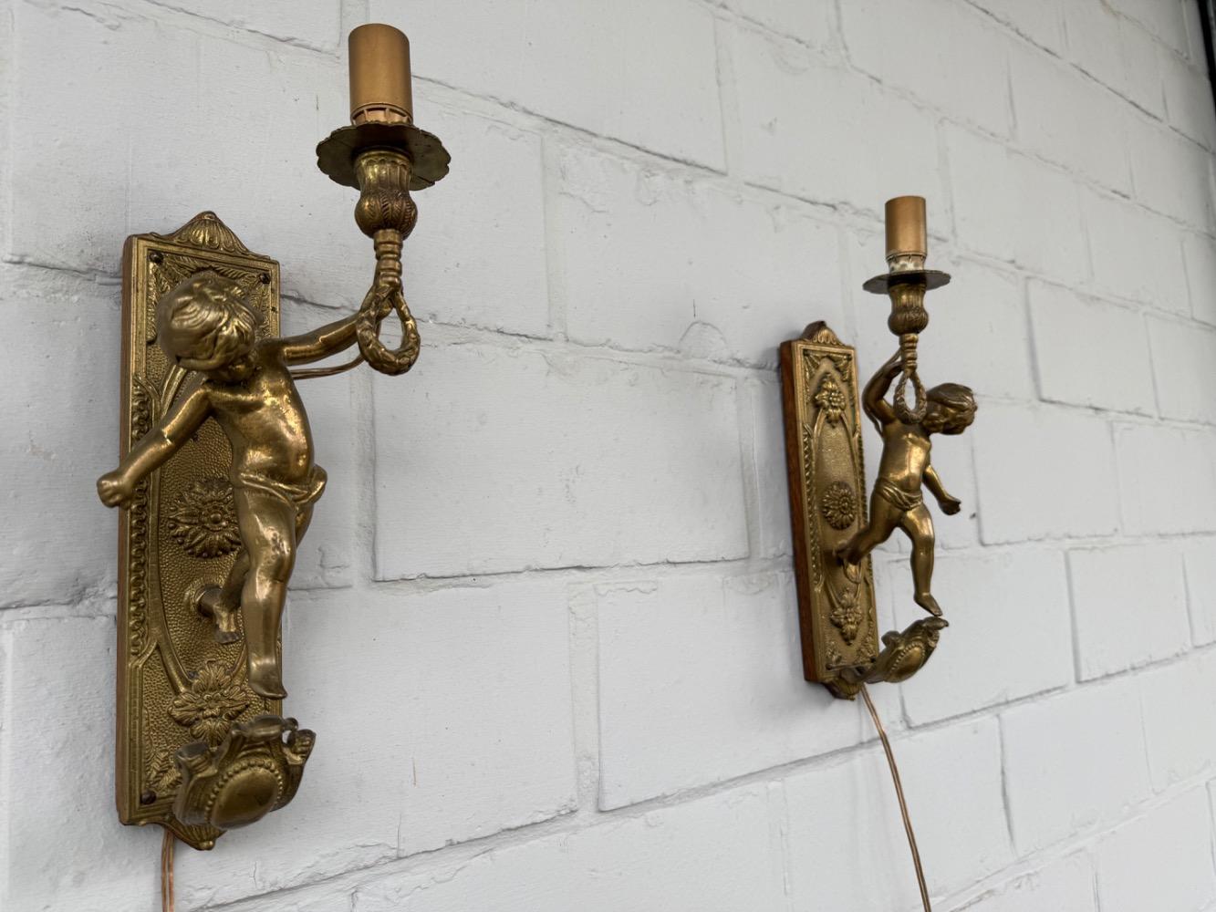 Pair of wall lights