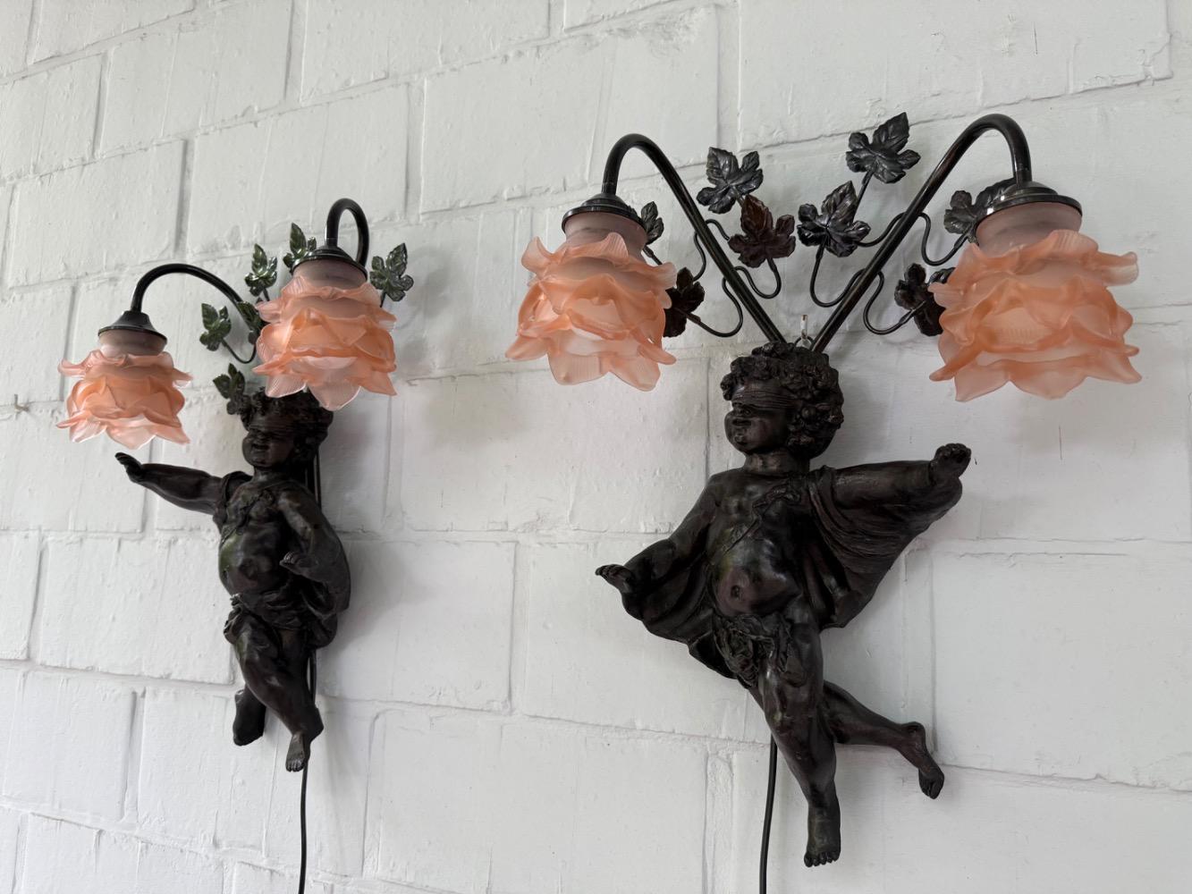 Pair of wall lights