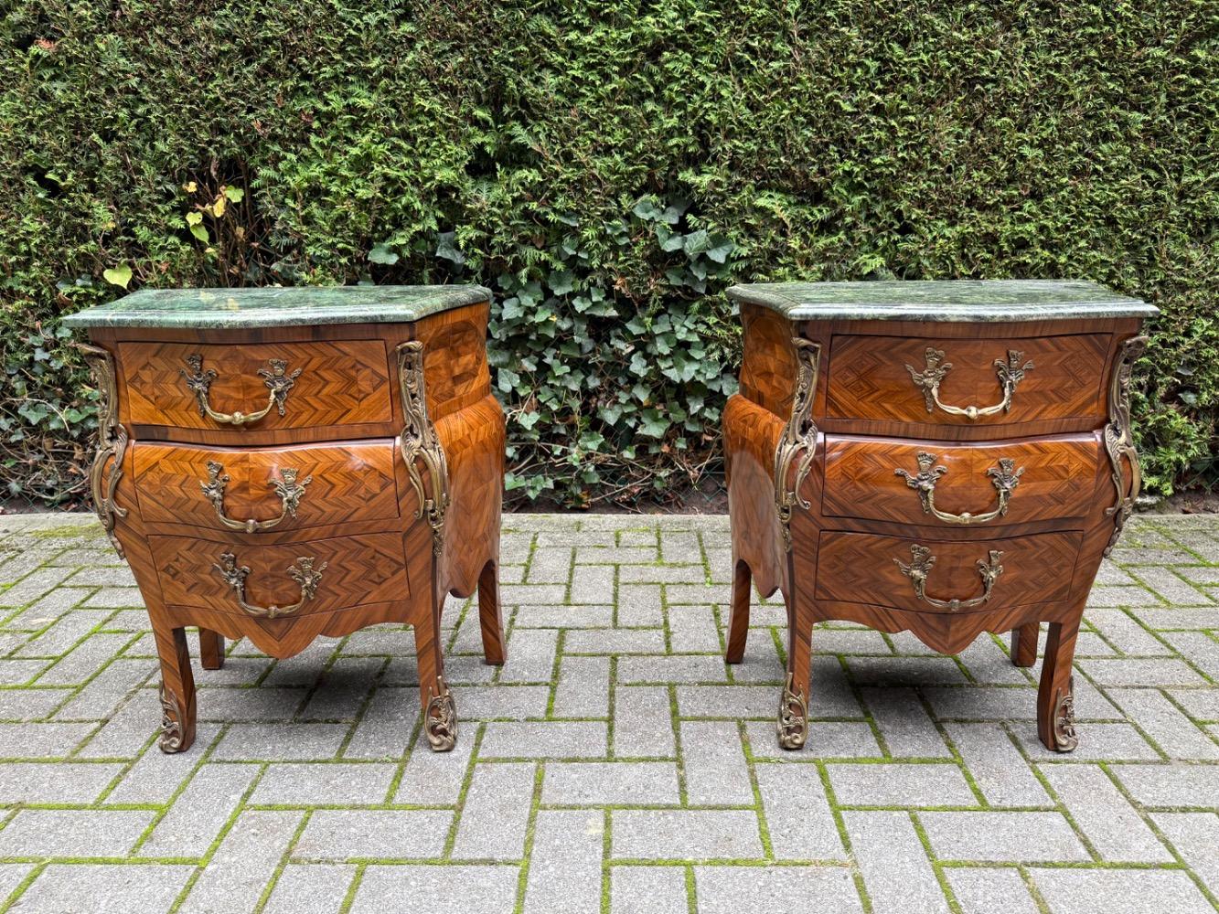 Rococo style Pair of cabinets