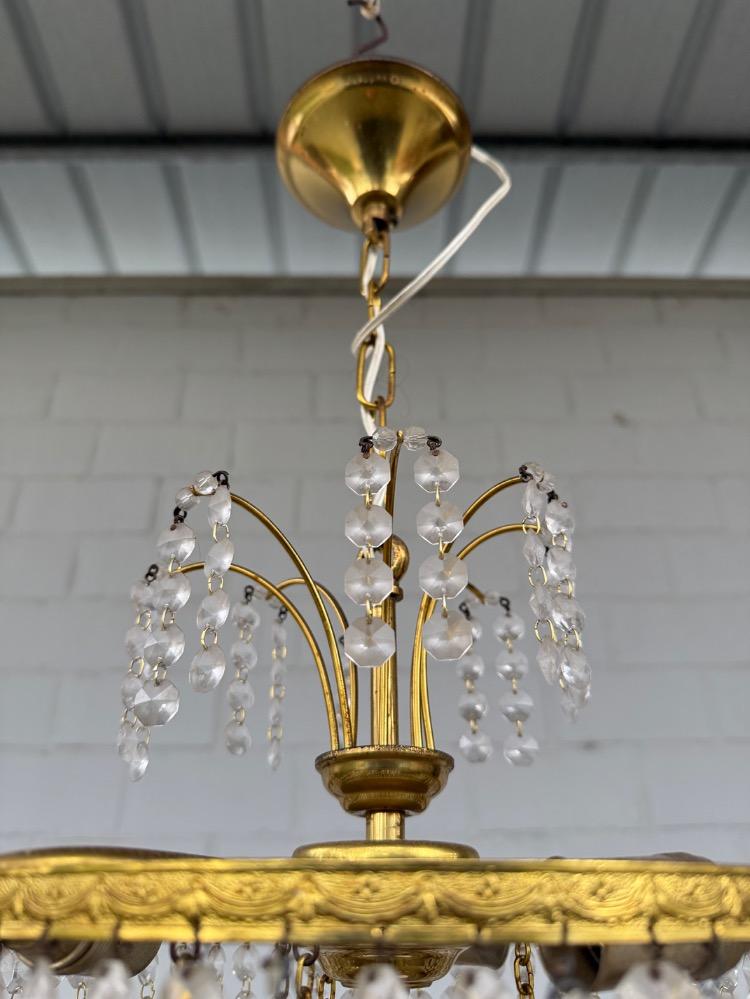 Vintage Chandelier and pair of wall lights
